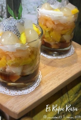 Resep Cara membuat Es Rupa Rasa - Minuman Takjil buka puasa